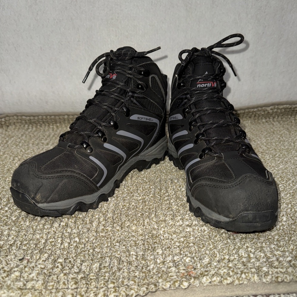 Nortiv 8 Men's Hiking Boots US Size 7 Waterproof Outdoor Backpacking Work Shoes